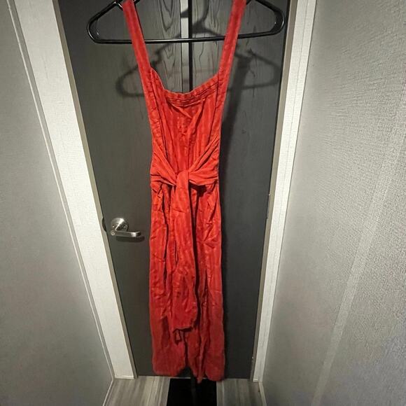 Cotton Tie Jumpsuit - Picture 3 of 5